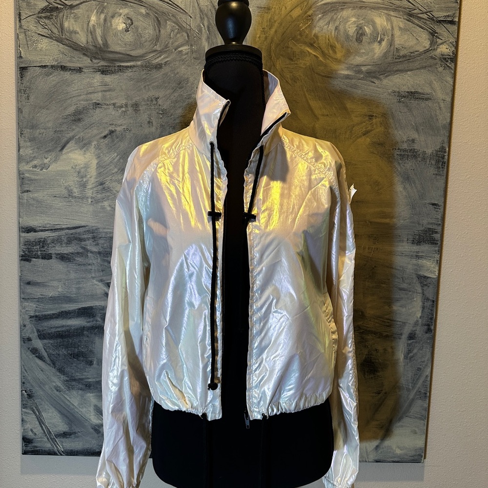 Hera Collection Iridescent Bomber Jacket